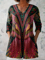 Women’s Longline V-Neck Blouse