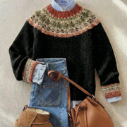 Women’s Vintage Knit Pullover Sweater