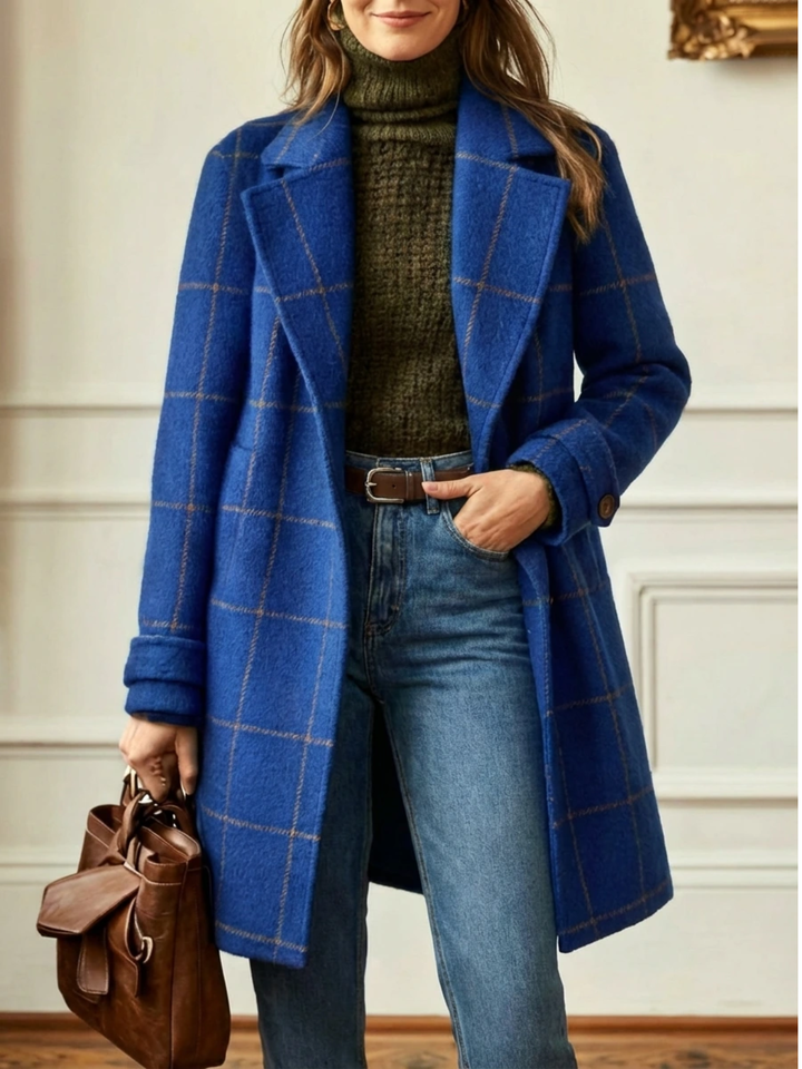 Women’s Plaid Long Coat