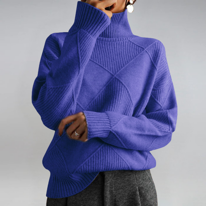 Women’s Long Sleeve Turtleneck Pullover Sweater