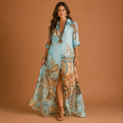 Women’s Boho Summer Shirt Dress