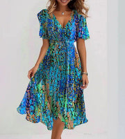Women’s Breezy Blue Midi Dress