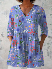 Women’s Longline V-Neck Blouse