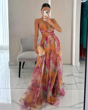 Women’s Sheer Illusion Evening Dress