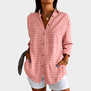 Women’s Coral Summer Blouse