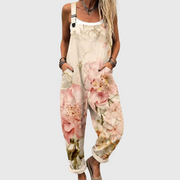Women’s Relaxed Fit Printed Overalls