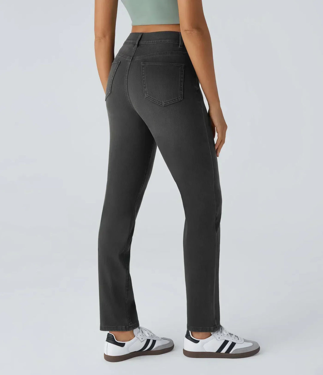 Women’s High Waisted Stretch Pull On Pants