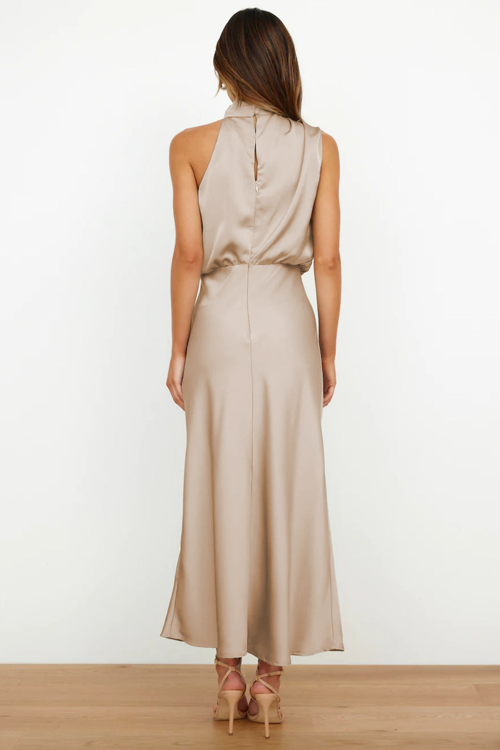 Women’s Draped Ruched Cocktail Dress