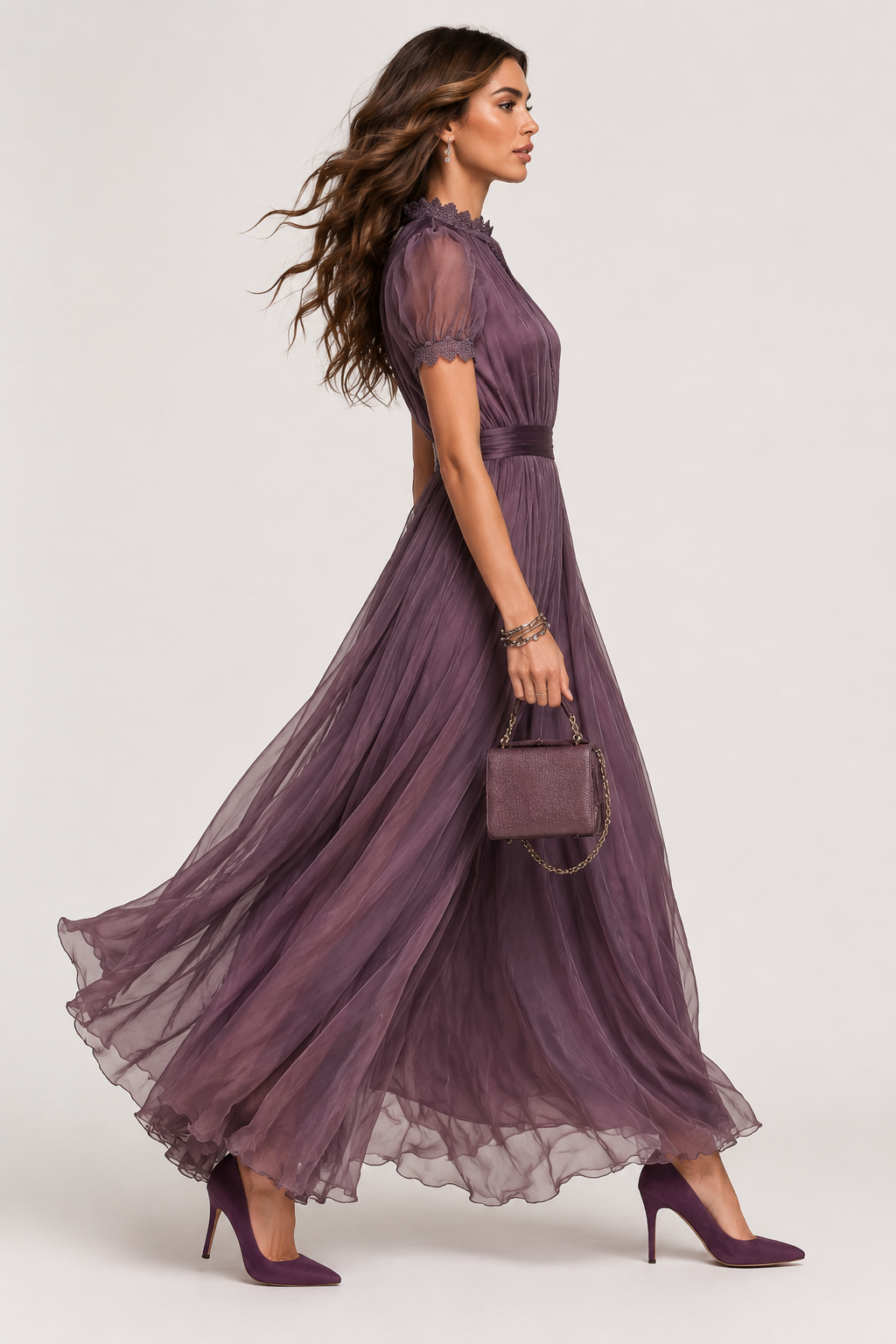 Women’s Flowy Evening Maxi Dress