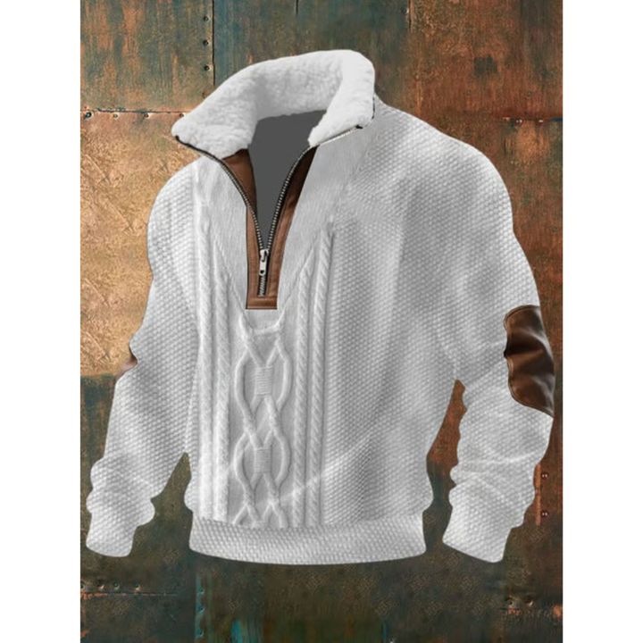 Men’s Half Zip Turtleneck Sweater