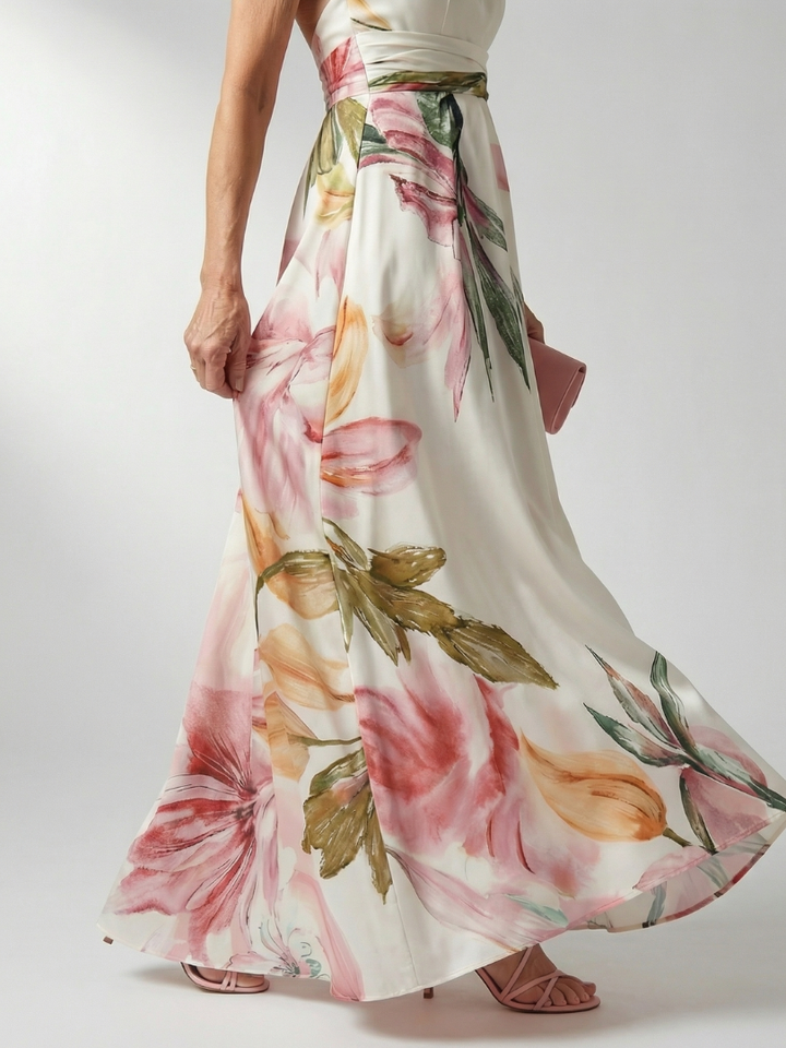 Women’s Lightweight Floral Print Maxi Dress