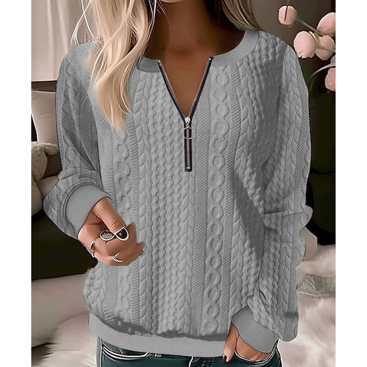 Women’s V-Neck Knit Sweater