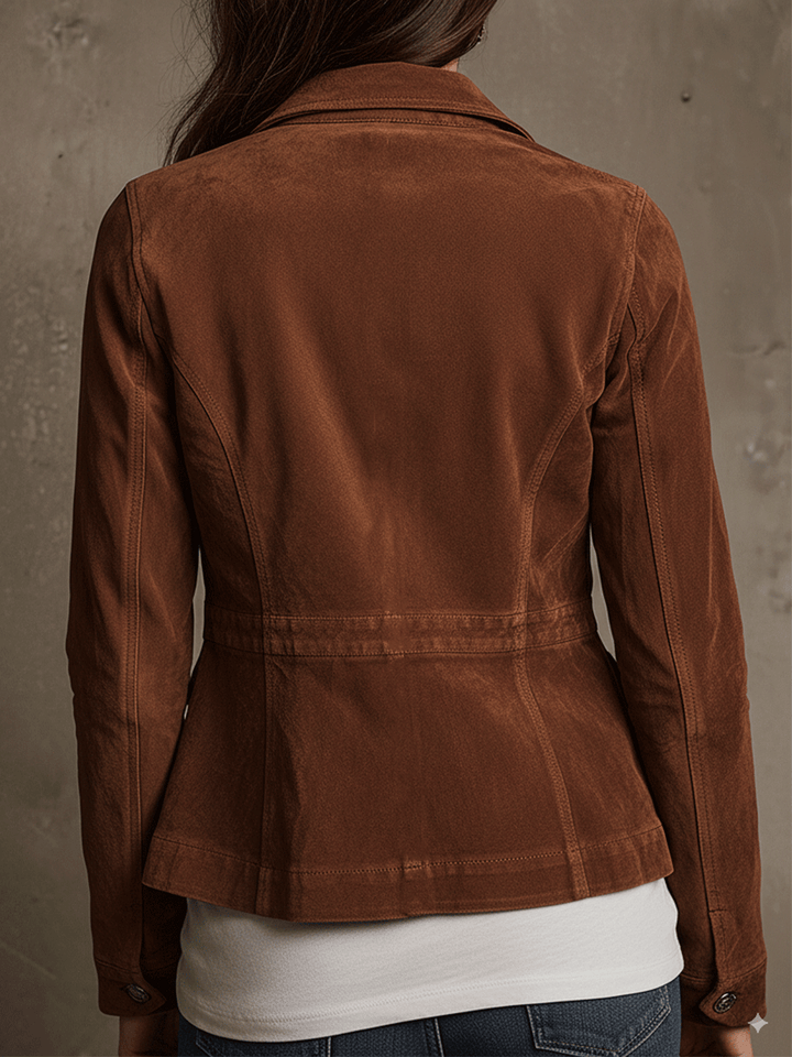 Women’s Vintage Brown Utility Jacket