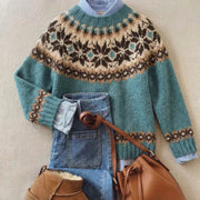 Women’s Vintage Knit Pullover Sweater