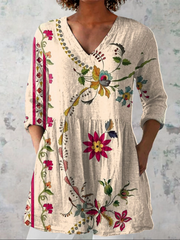 Women’s Longline V-Neck Blouse