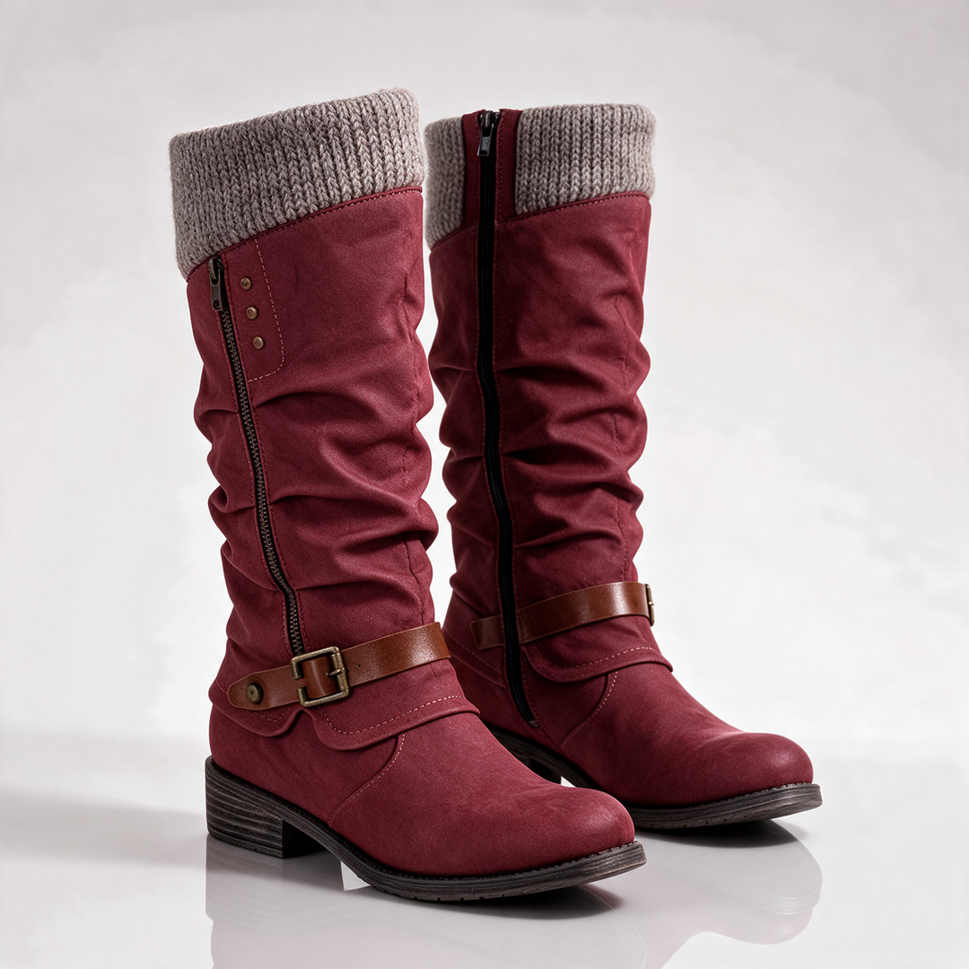 Women’s Comfortable Low Heel Ankle Boots