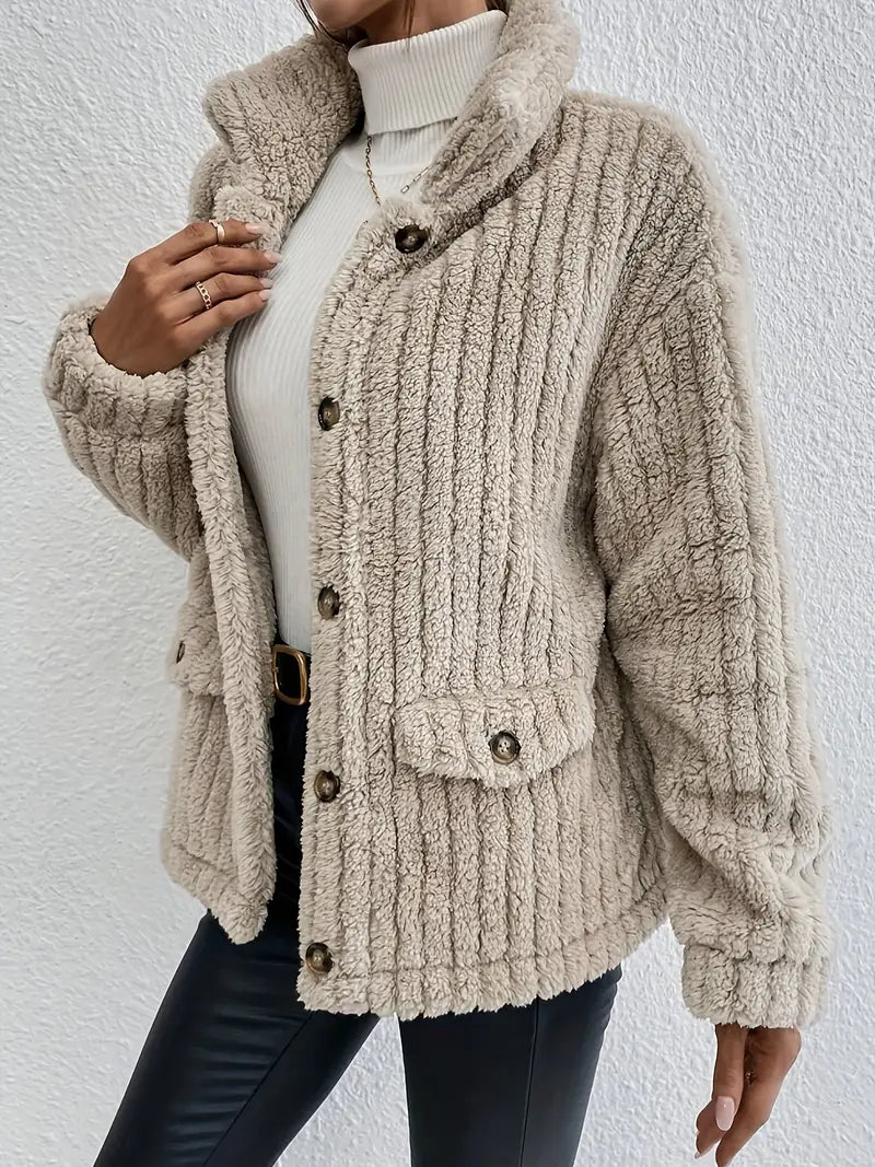 Women’s Button-Front Knit Cardigan