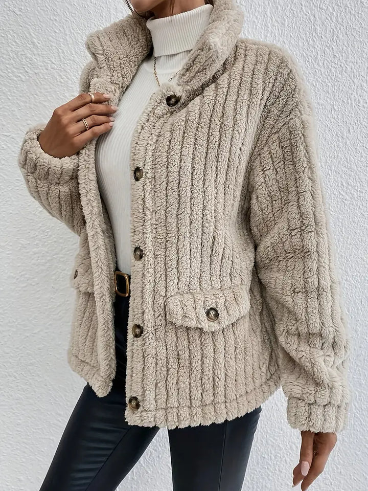 Women’s Button-Front Knit Cardigan