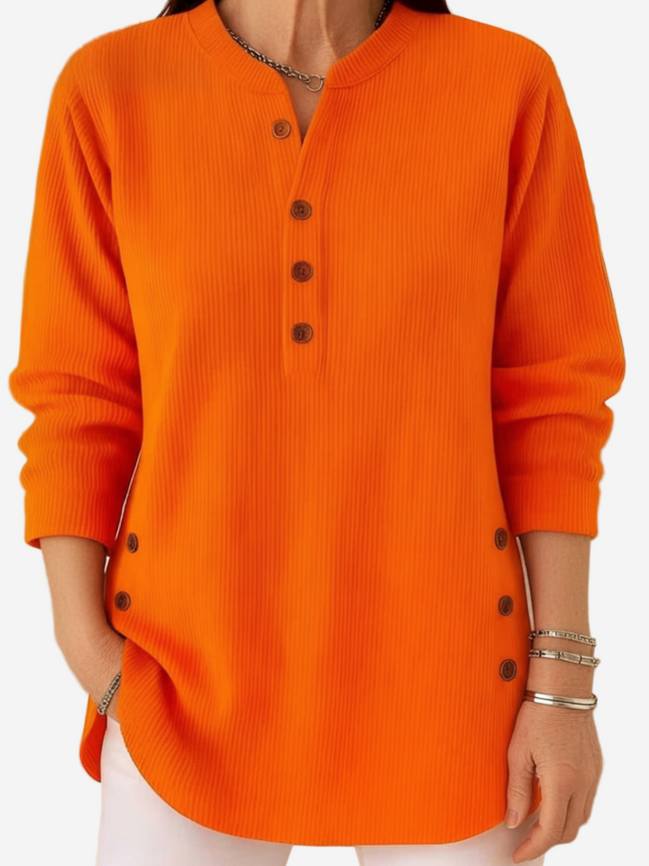 Women’s Long Sleeve Solid Knit Sweater