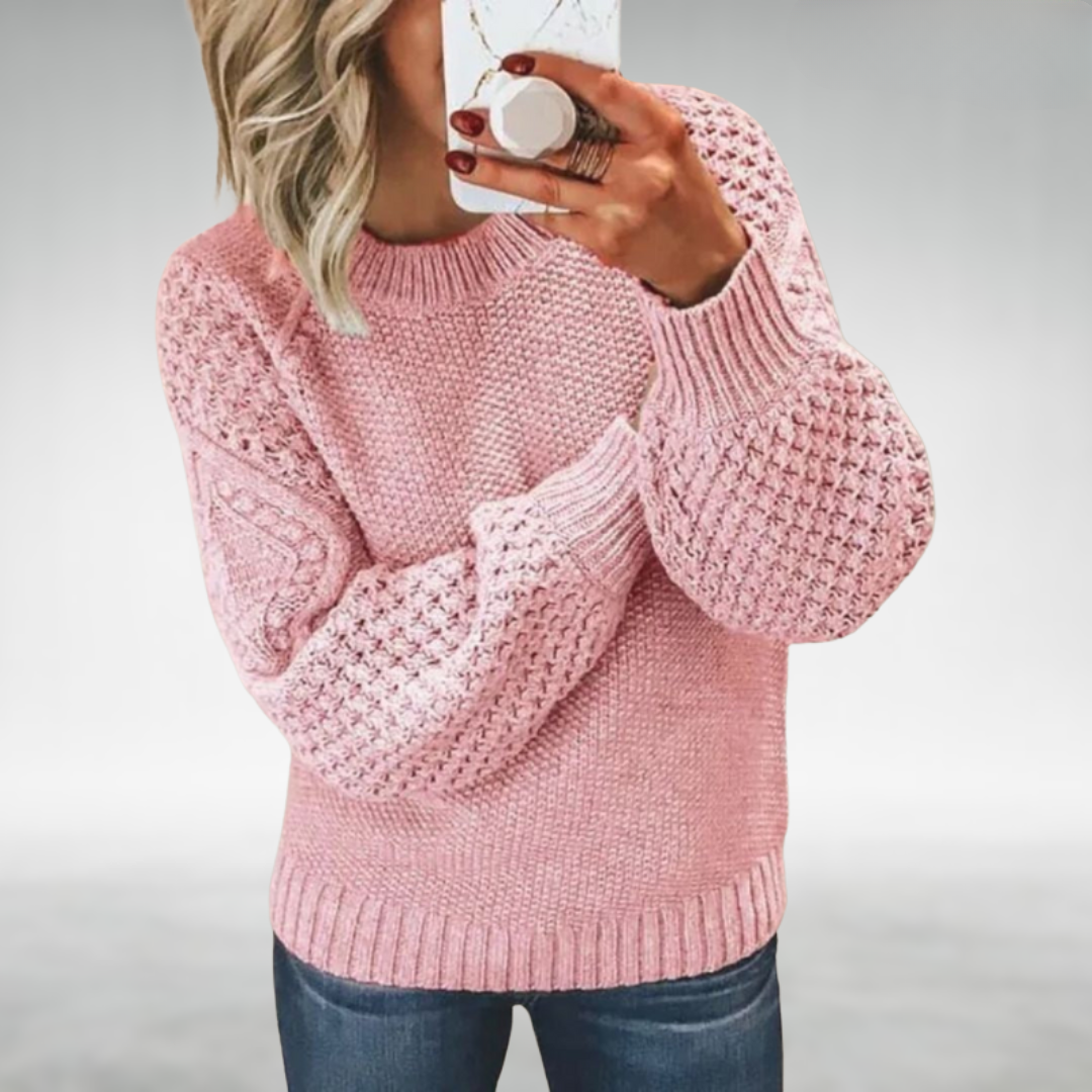 Women’s Long Sleeve Knit Pullover Sweater
