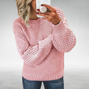 Women’s Long Sleeve Knit Pullover Sweater