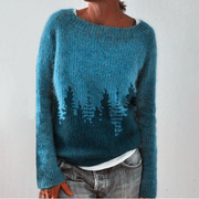 Women’s Icelandic Fair Isle Pullover Sweater