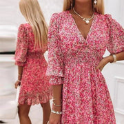 Women’s Elegant Floral Print Dress