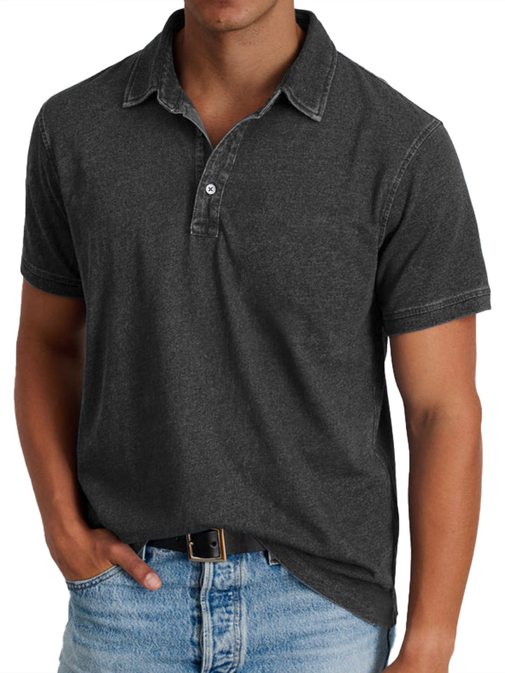 Men’s Slim Fit Short Sleeve Polo Shirt