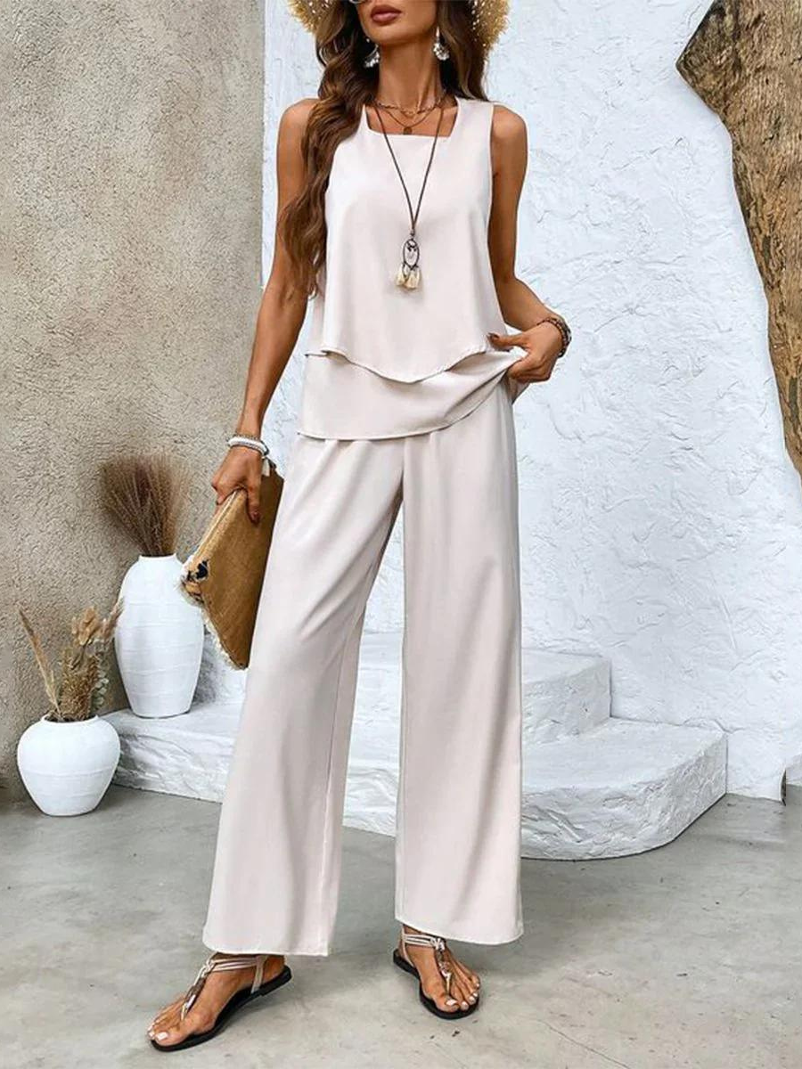Women’s Elegant Two-Piece Summer Set