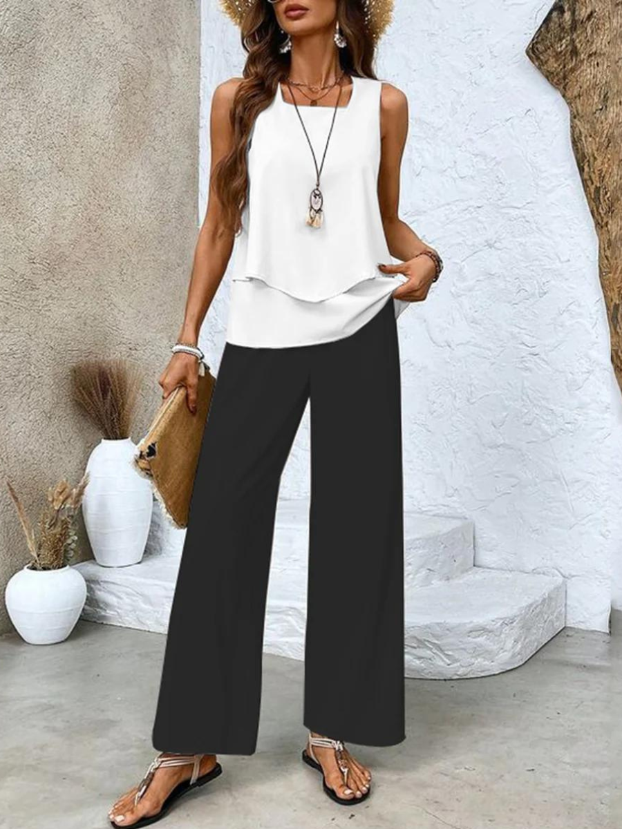 Women’s Elegant Two-Piece Summer Set