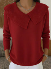 Women’s Ribbed Knit Crewneck Sweater