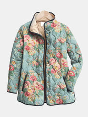 Women’s Quilted Floral Print Jacket