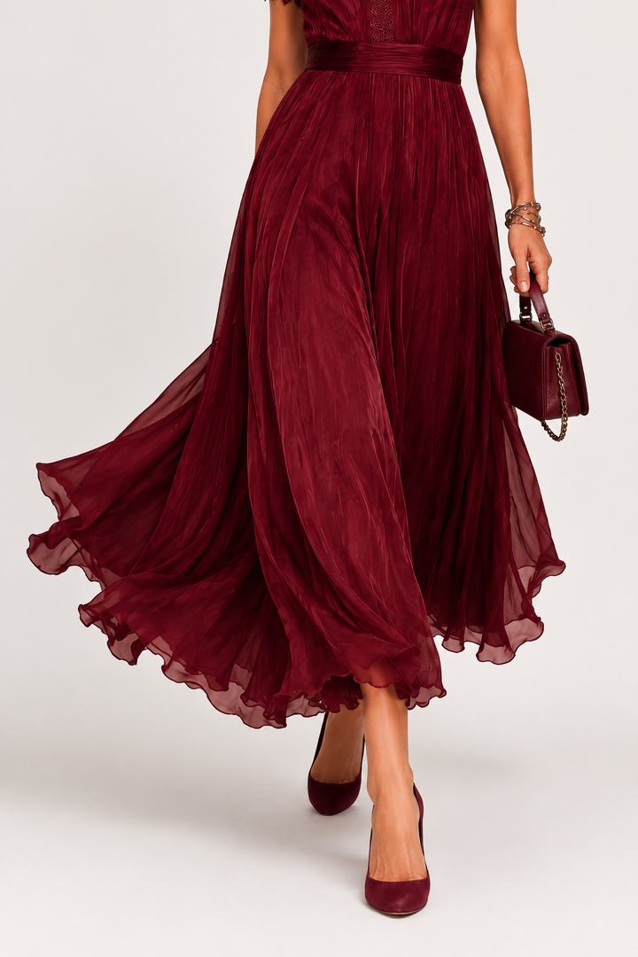 Women’s Elegant Flowing Maxi Dress