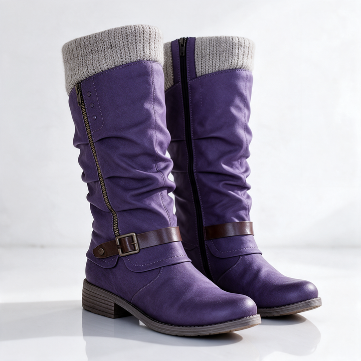 Women’s Comfortable Low Heel Ankle Boots