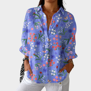 Women’s Lightweight Colorful Printed Blouse