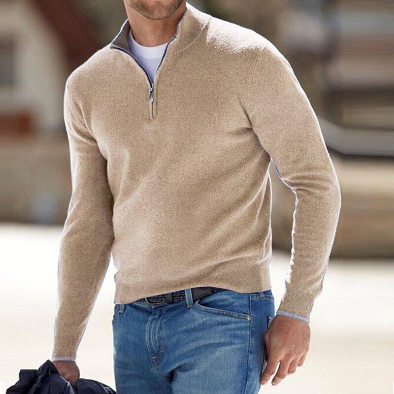 Men’s Half-Zip Long Sleeve Pullover