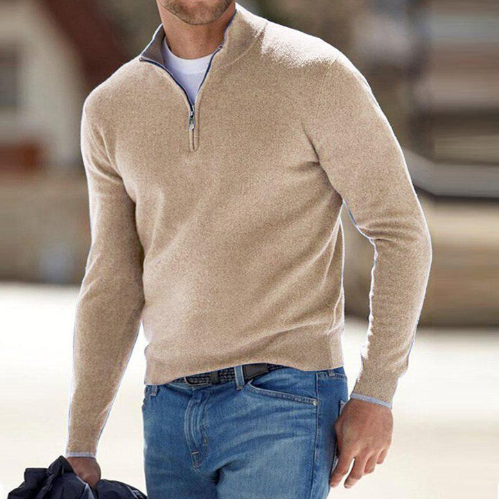 Men’s Half-Zip Long Sleeve Pullover