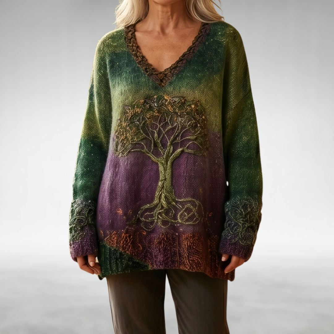 Women’s Boho Oversized Knit Jumper