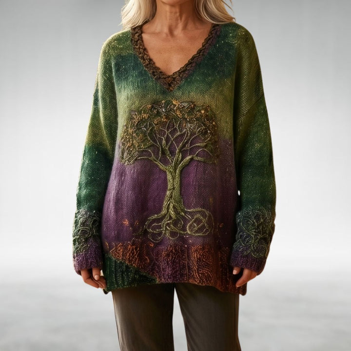 Women’s Boho Oversized Knit Jumper