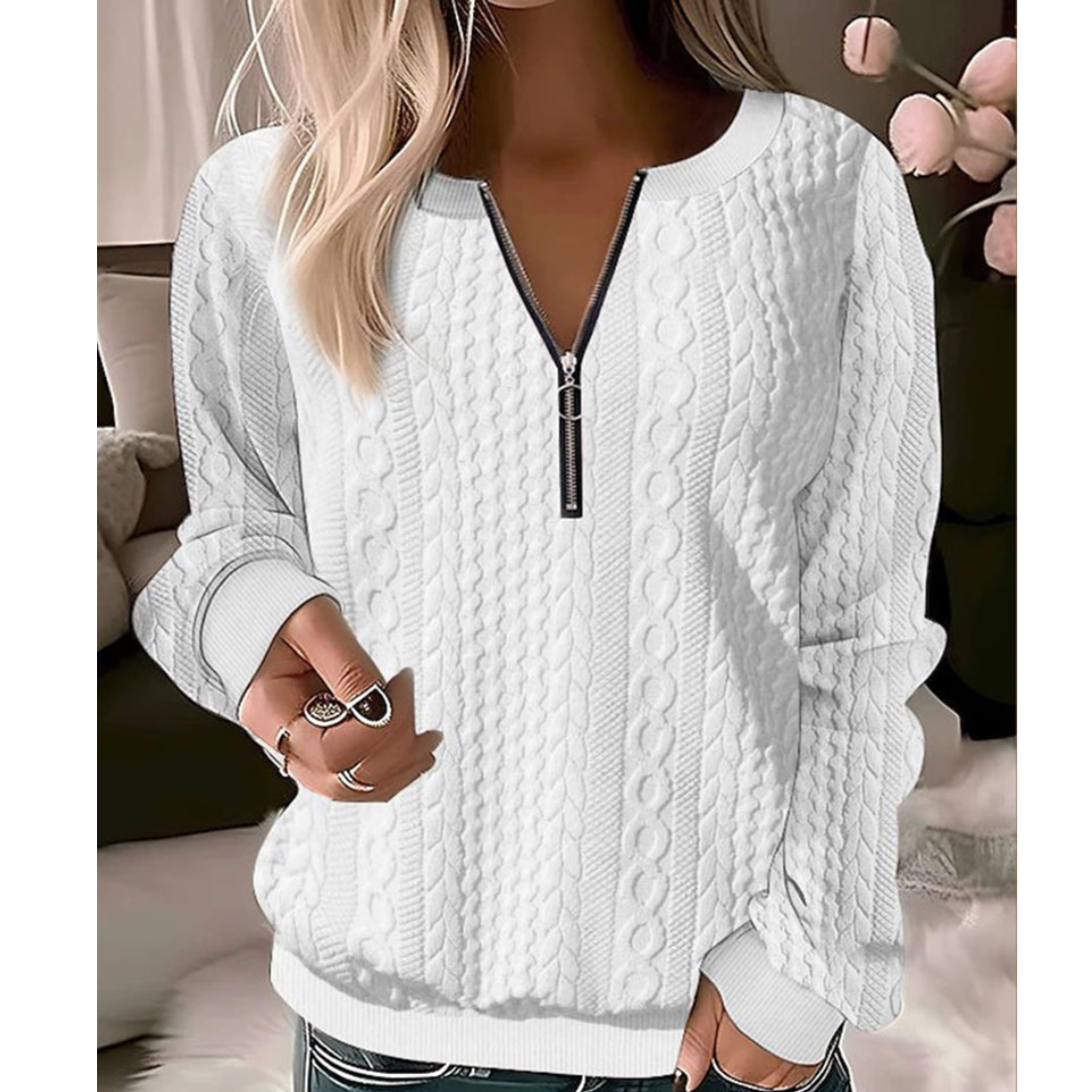 Women’s V-Neck Knit Sweater