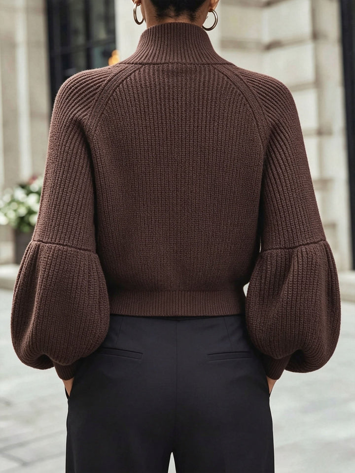 Women’s Slim Fit Zip-Up Cardigan