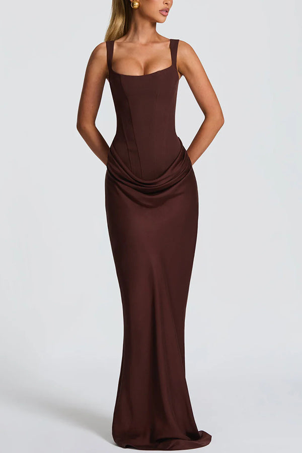 Women’s Square Neck Maxi Dress