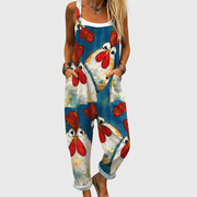 Women’s Casual Printed Jumpsuit