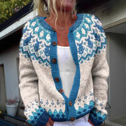 Women’s Retro Button-Up Knit Cardigan