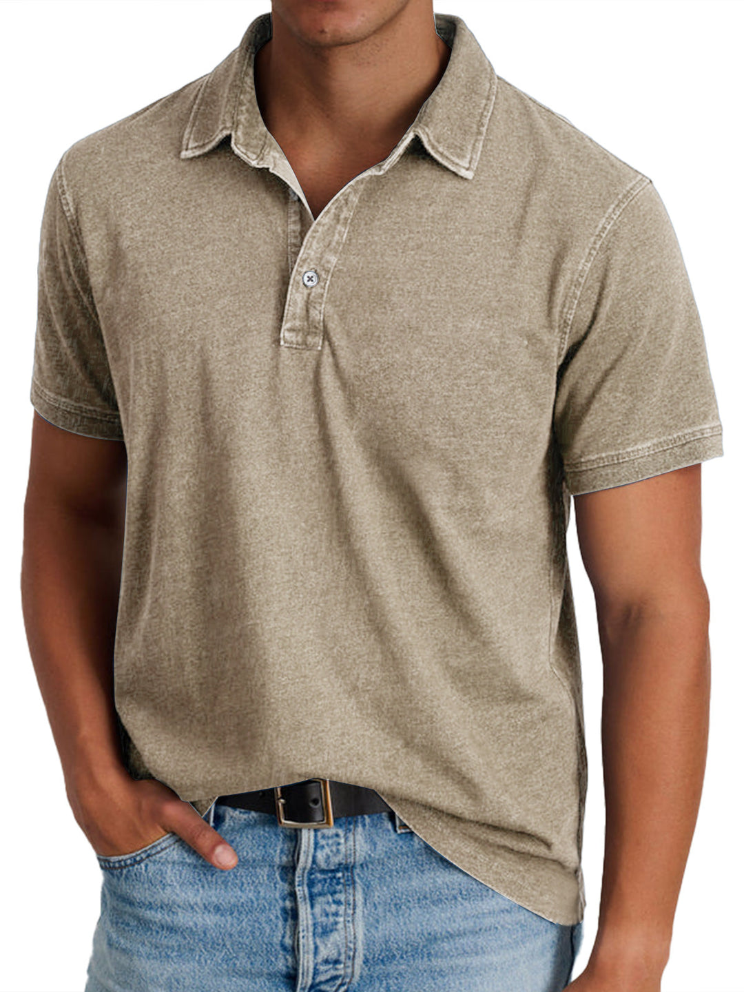 Men’s Slim Fit Short Sleeve Polo Shirt