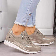 Women’s Zip Up Comfort Walking Shoes