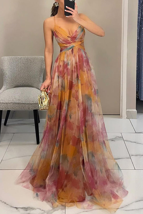 Women’s Sheer Illusion Evening Dress