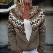 Women’s Retro Knit Cardigan