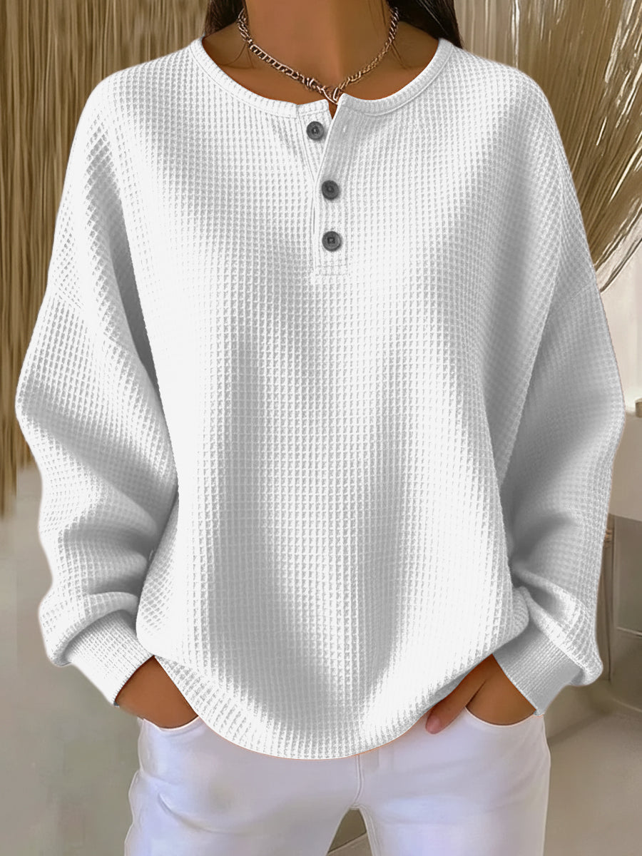 Women’s Collared Casual Sweatshirt