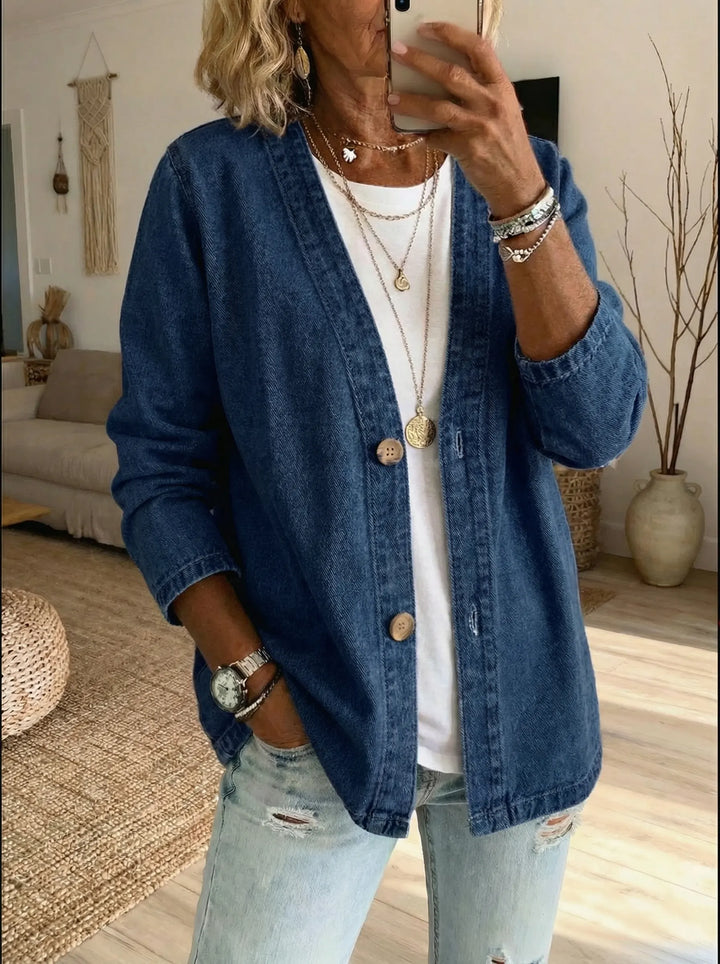 Women’s Button Front Collared Coat
